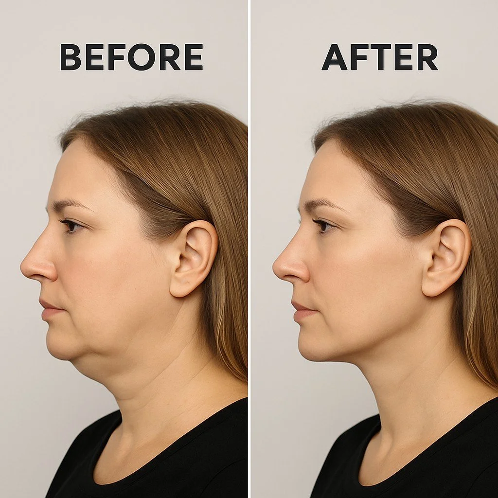 fat dissolving injections before and after